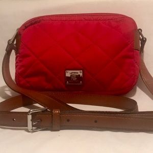 NWOT Lauren Ralph Lauren Red Crossbody Purse